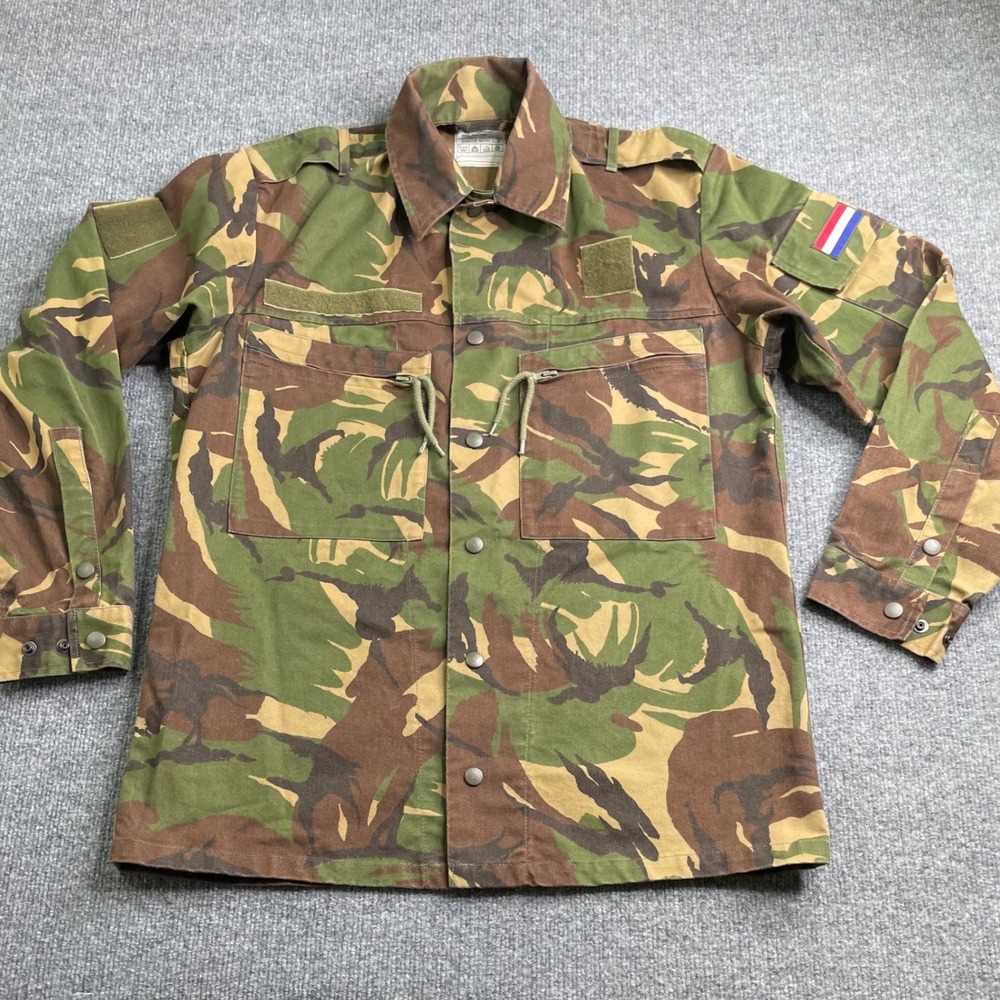 KL Military Field Jacket Mens M Camo Dutch DPM Surplus H.v.Puijenbroek 6080/9095